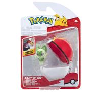 Pokémon Poussacha et BIS Ball Clip ‘N’ Go Comprend Une Figurine de Combat de 5 c