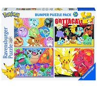 Ravensburger Pokemon 4x100 Pieces Puzzle Multicolore