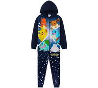Pokémon Pyjama Combinaison Enfant Pikachu Grenouillère Enfant en Polaire Combi Pyjama Pikachu Dracaufeu 4-14 Ans (Navy/Multi, 11-12 Ans)