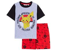 Pokémon Pyjama Court pour Enfants Filles Garçons Pikachu Shortie Pjs Set Summer Nightwear T-Shirt + Short