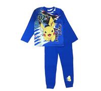 Pokemon Pyjama, garçons ou Filles avec Pikachu, Bleu, Taille 13 Ans