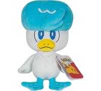 Pokémon Quaxly Plush - Peluche 20,3 cm avec détails authentiques