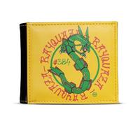 Pokemon Rayquaza #384 Portefeuille à deux volets pour homme Jaune/noir MW861581POK Jaune/noir Taille unique, jaune/noir, One Size