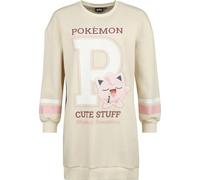 Pokémon Rondoudou - Cute Stuff Femme Sweat-Shirt Beige 70% Coton, 30% Polyester Large