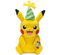 Pokemon Ronflex / Gengar / Pikachu Peluche géante 61 cm, ultra douce, grandeur nature (choisissez la peluche) (Pikachu (chapeau de fête))