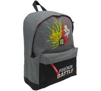 Pokemon Juvenil Adaptable Battle 41x30x14 Cm 17l Backpack Gris Enfants