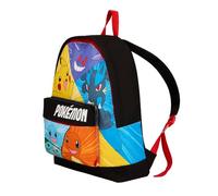 Pokémon Sac à dos pour enfants - Pikachu, Squirtle, Charmander, Bulbasaur, Lucario & Gengar | Sac d'école coloré pour garçons et filles | Grand sac à dos pour l'école et les voyages | Produit officiel