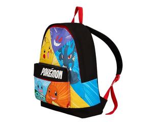 Pokémon Sac à dos pour enfants - Pikachu, Squirtle, Charmander, Bulbasaur, Lucario & Gengar | Sac d'école coloré pour garçons et filles | Grand sac à dos pour l'école et les voyages | Produit officiel