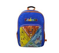 Pokémon- Sac à dos, Starters, Sac à dos scolaire, Adaptable à la voiture, Fournitures scolaires, Sac à dos, Multicolore, Produit officiel (Marques CyP)