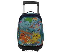 Pokémon Sac à dos Trolley - Urban Colors, marron, Estandár