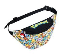 Pokemon Sac Banane Enfant Sacoche Bandoulière Enfant Ado Garcon Fille Petit Sac Fanny Pack École Randonnée Accessoire Officiel Ceinture Ajustable