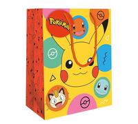 Pokemon - Sac cadeau (33 cm x 26 cm) (Jaune/Rouge/Noir)