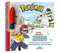Pokémon : Sacha Et Pikachu - Avec Un Pinceau À Eau