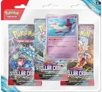 Pokémon Lot de 3 couronnes stellaires écarlates et violettes - Carte à collectionner Pokemon TCG - Cartes à collectionner - 3 pièces