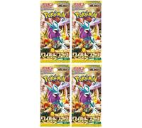 Pokemon Scarlet & Violet Wild Force, SV5K 4 Booster Packs, Japonais et BB-Toy-Trades Toploader