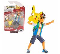 Pokemon Sélection Battle Feature Figures Figurine d'action Amovible de Luxe, Chiffres du Jeu:Ash & Pikachu