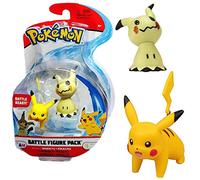 PoKéMoN Sélection Battle Figures Figurine d'action | Figure de Jeu, Chiffres du Jeu:Mimiqui & Pikachu