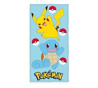 Pokemon Serviette de Bain Pikachu & Carapuce 75 x 150 cm