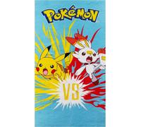 Pokemon - Serviette "Pikachu Vs Scorbunny" AG3653 (Taille unique) (Bleu/Jaune/Rouge)