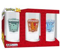 ABYstyle - Set de 3 verres Pokémon - Multicolore