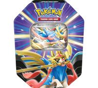 Pokémon Jeu de Cartes à Collectionner : Tin Box Légendes puissantes : Zacian-ex (1 Carte Promo holographique & 4 boosters)