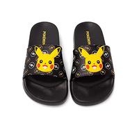 Pokemon Sliders Garçons Enfants Pikachu Sandales Plage Douche Chaussures Flip To 28