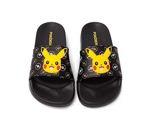 Pokémon Sliders Garçons Enfants Pikachu Sandales Plage Douche Chaussures Flip To 34 EU
