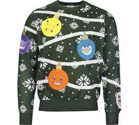Pokémon Starter Unisexe Pull de Noël Multicolore Regular/Coupe Standard