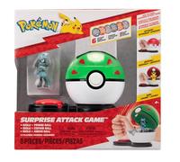Pokémon Surprise Attack Game Single-Pack Riolu with Friend Ball - Steel & Fighting Disks - W6