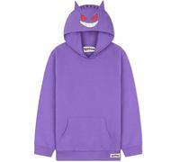 Pokémon Sweat à Capuche Garçon Ado, Pull Manga avec Poche Kangourou et Capuche, Pikachu Gengar Charizard Eevee, Cadeau Anime (11-12 Ans, Violet Gengar)