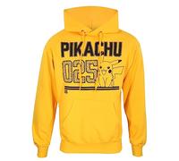 Heroes Official Pokemon Pikachu Line Art Sweater Jaune S Homme