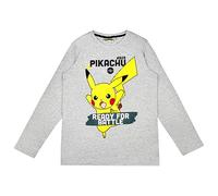 Pokemon T-shirt à manches longues dans différents designs, Gris 3., 14 ans