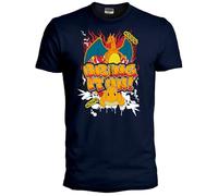 Pokémon T Shirt Enfant et Garçon Bring It on - Tee Shirt Pikachu Officiel en Coton - Idée Cadeau 3-15 Ans. 12-13 Ans