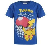 Pokémon - T-shirt Pikachu 'Gotta Catch 'em all' - Garçon (12/13 ans) (Bleu) - UTNS4007 Bleu G