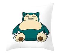 Pokémon | Taie d'oreiller | 15 ans et + | 45 cm x 45 cm | Ronflex (Blanc)