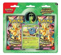POKEMON TCG Ascended Heroes Erika Boursouflure Promo Carte + 2 Booster Lot