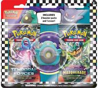 Pokémon TCG : Blister De Gomme 2-Pack (Assorti)