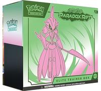 Pokémon TCG : Boîte d'entraînement Elite Paradox Rift - Écarlate & Violet - Iron Valiant (9 Booster, 1 Carte en Aluminium et Accessoires Haut de Gamme)