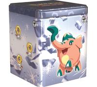Pokémon TCG : Boîte métallique empilable (3 boosters et 2 Feuilles d'autocollants)