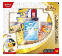 Pokémon TCG : Collection d'affiches 30e célébration (3 Cartes, 1 Affiche et 3 boosters)