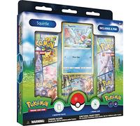 Pokémon TCG : Collection Pokémon GO Pin - Squirtle (1 Carte en Aluminium, 1 épingle à Collectionner et 3 boosters)