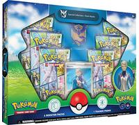 Pokémon TCG : Collection spéciale GO - Team Mystic (1 Carte en Aluminium, 1 Broche de Luxe et 6 boosters)
