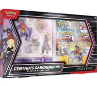 Pokemon TCG: Cynthia’s Garchomp ex Premium Collection - 6 Packs, Stickers, Promos