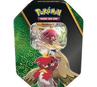 Pokèmon TCG : Divergent Powers Tin - Decidueye V Hisuian (1 Carte Aluminium et 4 boosters)