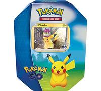 Pokémon JCC GO Boîte-Pikachu (2 Cartes en Aluminium et 4 boosters), Simple, TCG