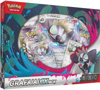Pokémon TCG : Grafaiai ex Box (2 cartes promotionnelles en aluminium, 1 carte aluminium surdimensionnée et 4 boosters)