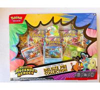 Pokémon TCG Heroes Ascended First Partners Deluxe Coffret Pins Scellé OVP