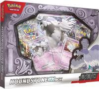 Pokémon TCG : Houndstone ex Box (4 Booster, 2 Cartes en Aluminium et 1 Carte Aluminium surdimensionnée)