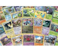 Pokemon TCG : Lot de 250 cartes (10 rares + 5 feuille) - Lot de cartes aléatoires