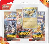 Pokémon TCG Scarlet and Violet 8 Surging Sparks Three Booster Blister Pack